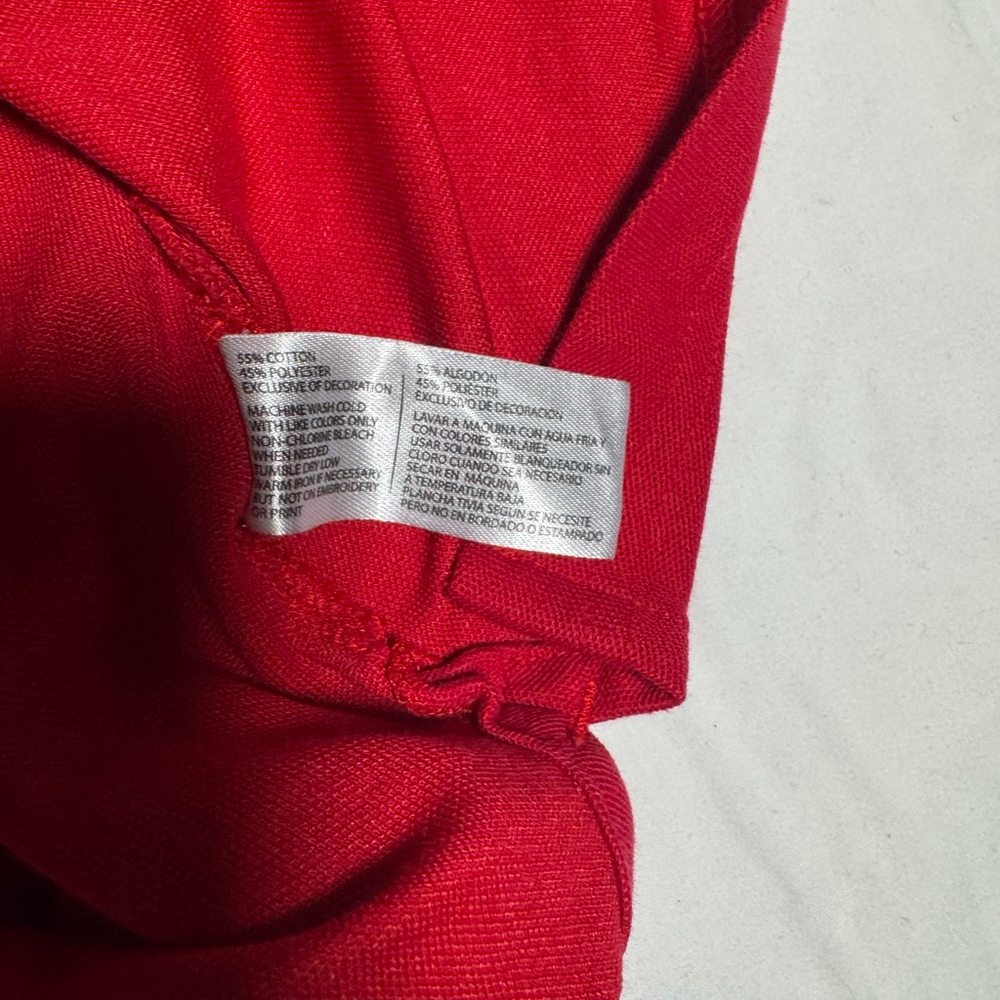 Men's U.S. Polo Assn. Red Performance Pique Polo Shirt XL. SKU83 - Picture 3 of 5